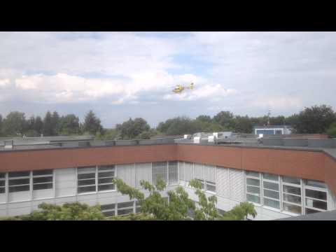 ADAC Christoph 20 taking off from Klinikum Bayreuth