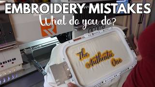 What do you do when you make embroidery mistakes? | Soroity Custom Jumper