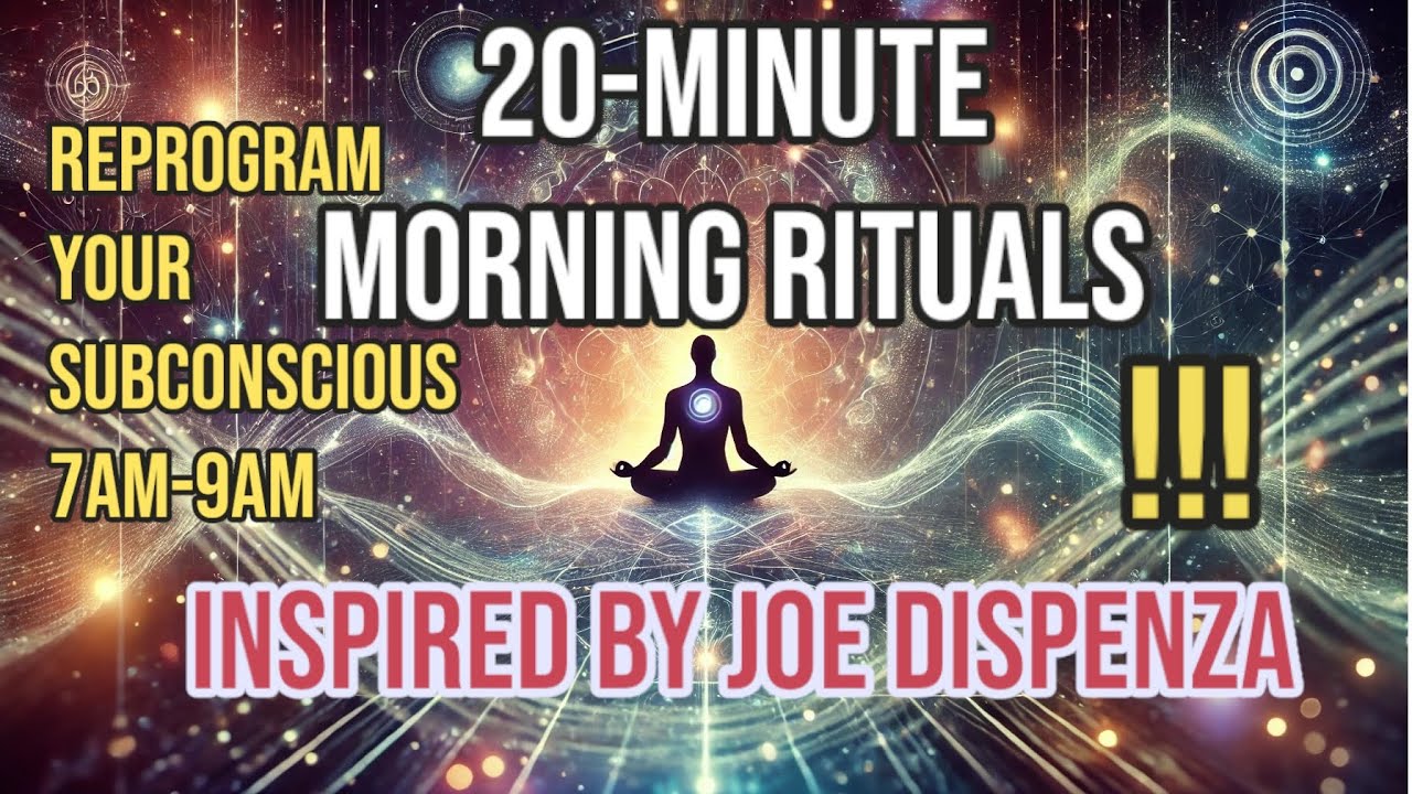 MORNING RITUALS - A Guided MEDITATION – DR JOE DISPENZA Inspired | REPROGRAM your subconscious