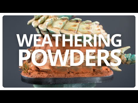 Applying Weathering Powder Pigment to Models | Huge Miniatures