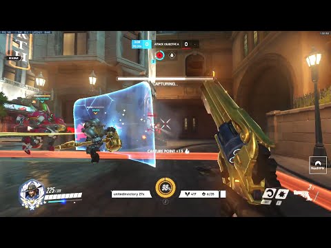 Gale #1 Hitscan Main - McCree! 34 elims! [ Overwatch Season 28 Top 500 ]