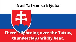 Slovakia National Anthem - “Nad Tatrou sa blýska” Slovak Anthem English Lyrics