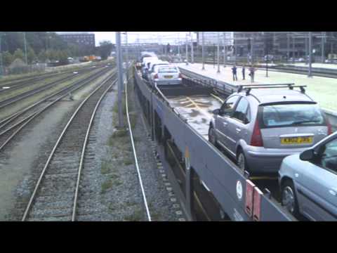 EETC 1254 + Autoslaaptrein vertrekt van 's-Hertogenbosch