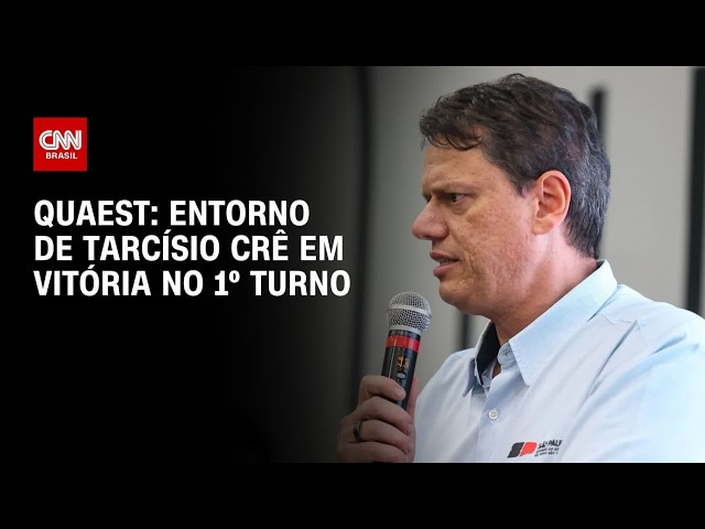 Eleições 2026: Entorno de Tarcísio de Freitas crê em vitória no primeiro turno em SP | CNN 360°