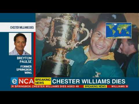 Breyton Paulse reacts to death of Chester Williams