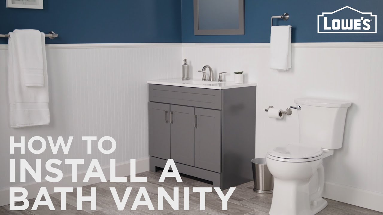 How To Install A Bathroom Vanity