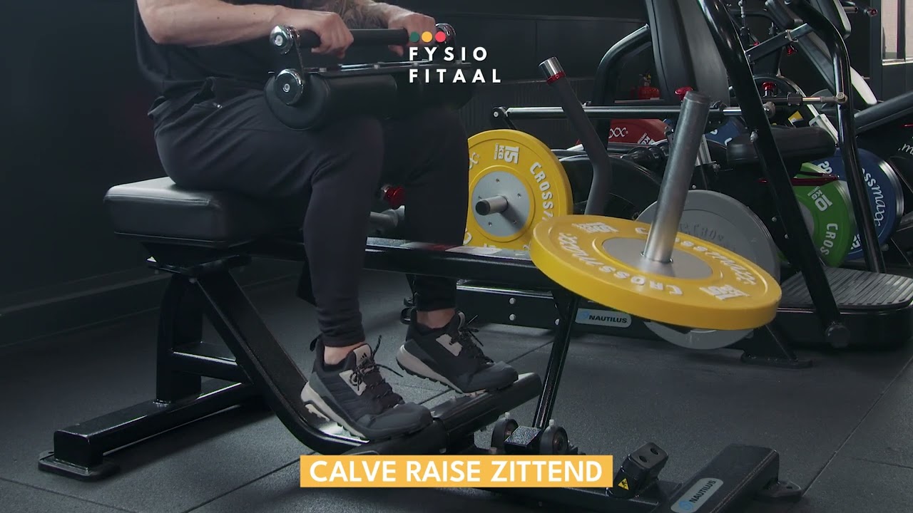 Video thumbnail: Calf raise zittend — instructievideo