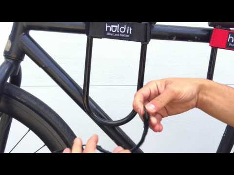How To Install The Huldit Bike Lock Holder