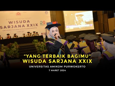 Fia Khofifah - Yang Terbaik Bagimu (LIVE in Wisuda Sarjana 29 Universitas Amikom Purwokerto)