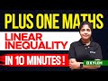 Plus One Mathematics Linear Inequality In 10 Minutes Xylem Plus One