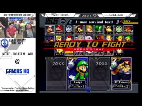 GHQ Weekly [3/13/16] - Will Pickles (Luigi) vs. GHQ | Nox (Captain Falcon) - SSBM - Loser's R5