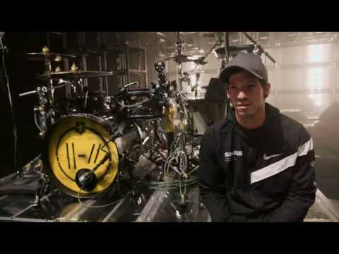 Josh Dun of twenty one pilots Drum Kit Tour 2019 - SJC Custom Drums