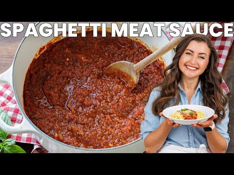 Easy Spaghetti with Meat Sauce | Freezer-Friendly Dinner Recipe
