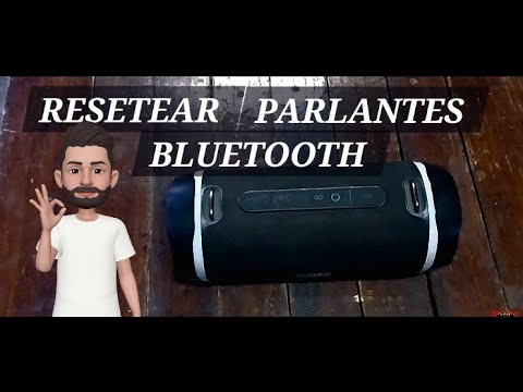 Como resetear un parlante Bluetooth