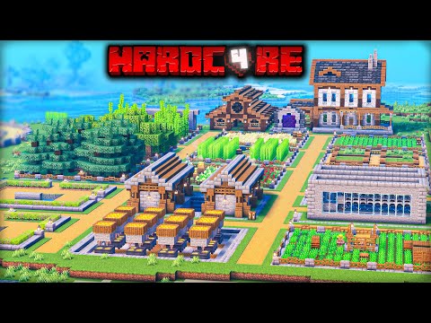 INSANE! 7 AESTHETIC Automatic Farms in Hardcore Minecraft