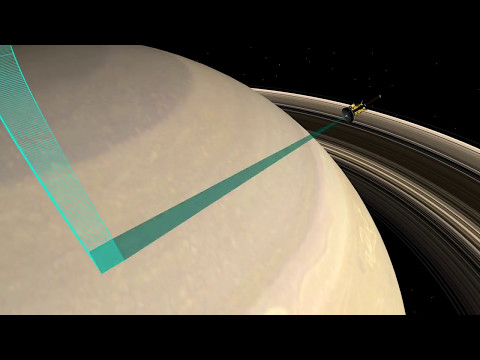 Cassini Mission: New Movie Shows Cassini's First Dive Over Saturn (video file)