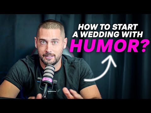 How Do You Start a Wedding Ceremony with Humor?