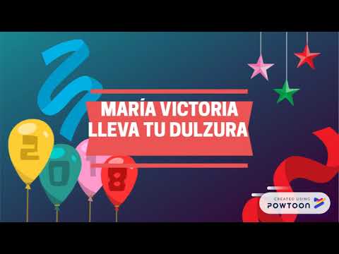 CUMPLEAÑOS MARÍA VICTORIA