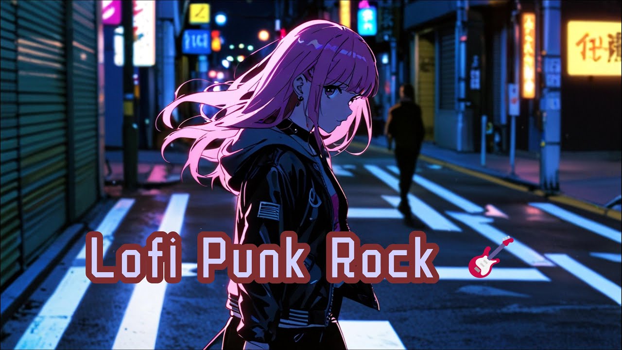 【1 Hour】Lofi Punk Rock 🎸 | Energetic Beats for Focus, Work, and Study Motivation