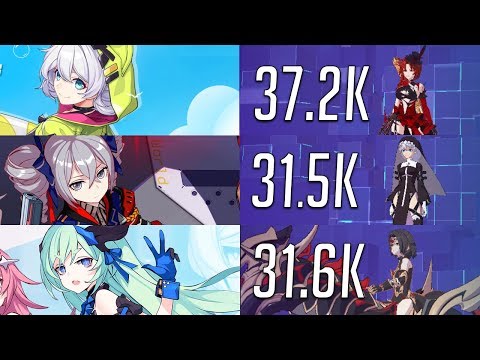 Himeko, Kallen, DXY (37.2k, 31.5k, 31.6k) - Global Memorial Arena W45