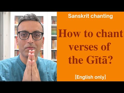 How to chant Sanskrit verses of the Bhagavad-Gītā? Can we split the sandhis? [English]