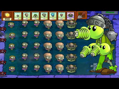 All SHROOM VS All ZomBotany 2 - Plants vs Zombies Mod ZomPlants vs Zombotany