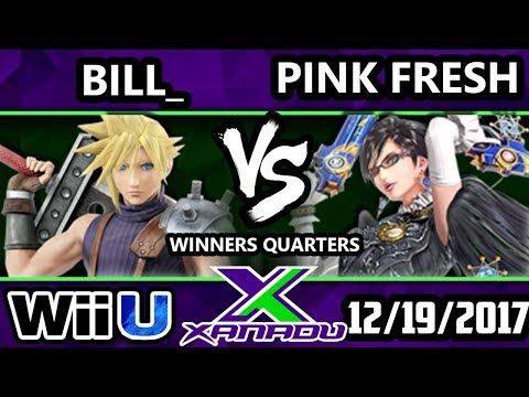 S@X 233 Smash 4 - Bill_ (Cloud) Vs. Pink Fresh (Bayonetta) - SSB4 WQ - Smash for Wii U.