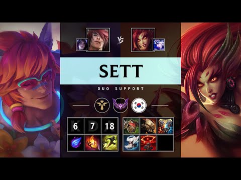 Sett Support vs Zyra - KR Master Patch 25.09