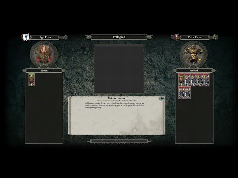Total War Warhammer II : Tyrion vs Malekith