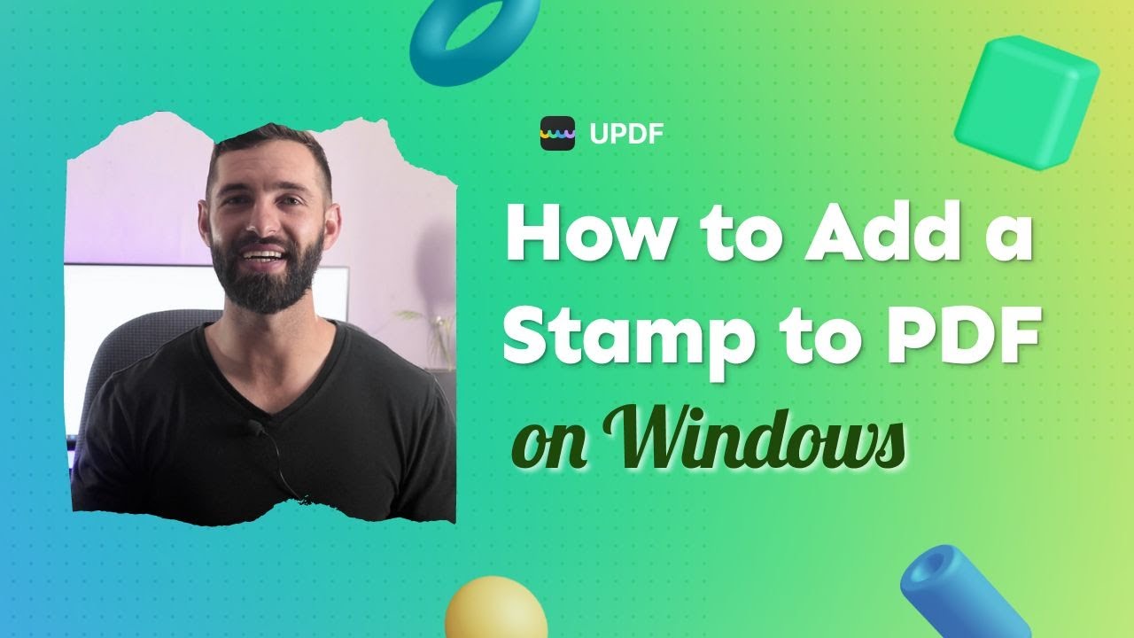 How to Add a Stamp to PDF on Windows