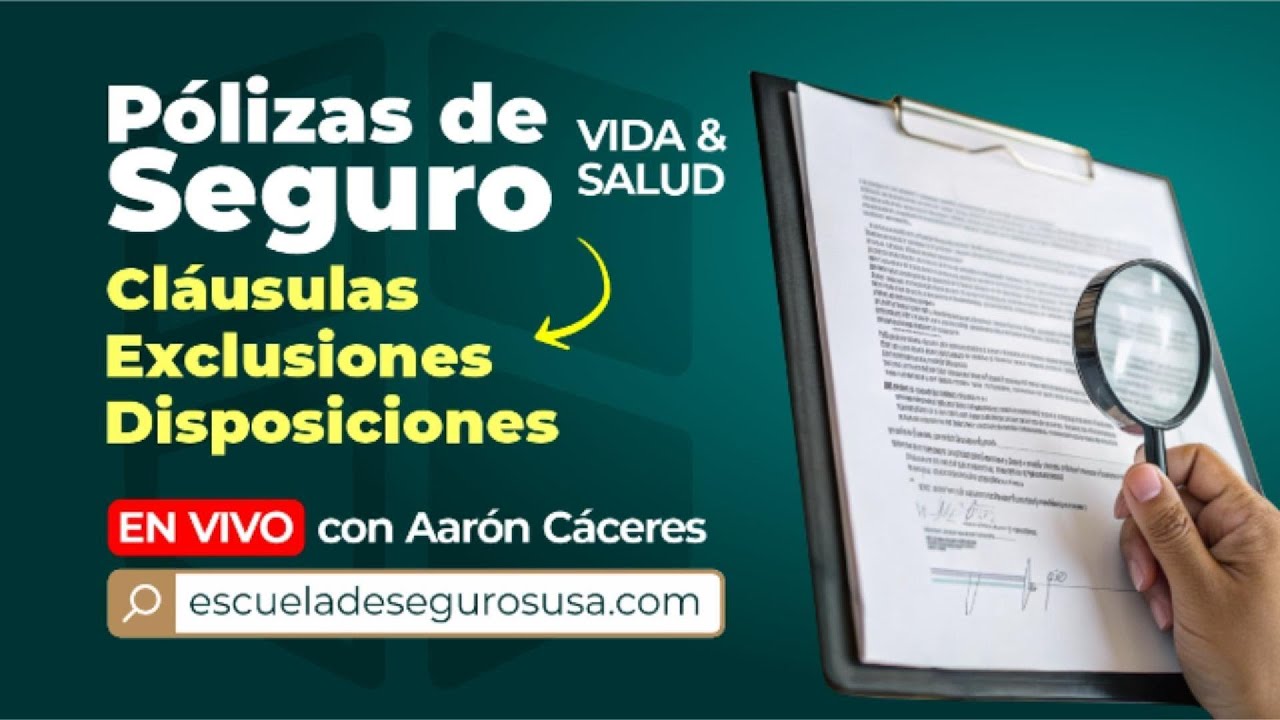 👉 Disposiciones, Cláusulas y Exclusiones en las Pólizas de Seguro | Clase de Seguros