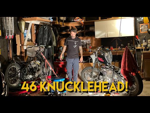 Two Kuckleheads??!!! Theo's 1946 Knucklehead Build | Mazi Moto