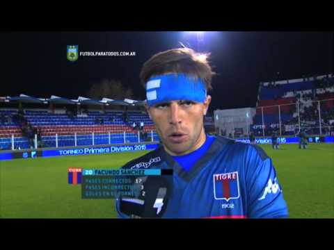 Sánchez: "Fuimos contundentes". Tigre 3 - Vélez 0. Fecha 24. Primera División 2015. FPT.