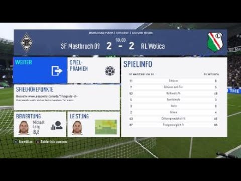 FIFA 19  Division Rivals  20.08.2019  SF Mastbruch 09 - RL Wolica     2:2