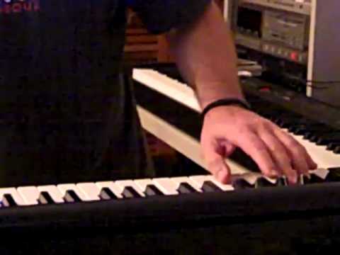 Korg M50 Bass Split Drums demo East of the Sun