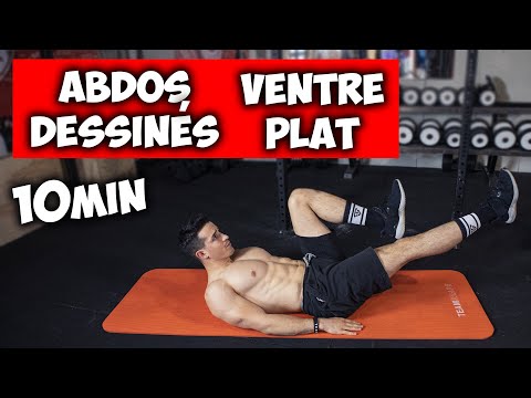 Abdos visible et ventre plat en 10min ! (à la maison sans matériel)