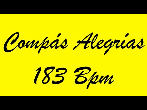 Compás Alegrías 183 Bpm - Bases Flamencas