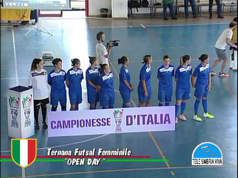 TELE UMBRIA VIVA PRESENTAZIONE INTEGRALE "TERNANA FUTSAL OPEN DAY 2015\16"
