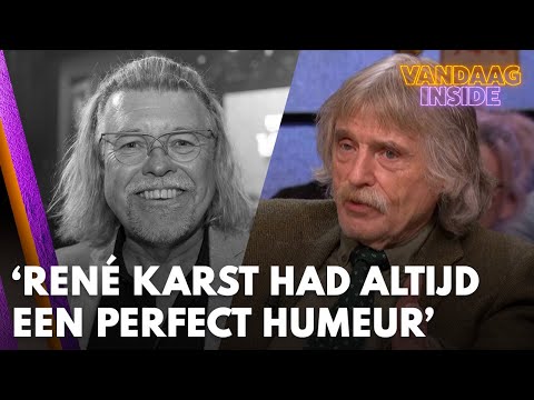 Johan Derksen staat stil bij overlijden René Karst: 'Hij had altijd een perfect humeur'