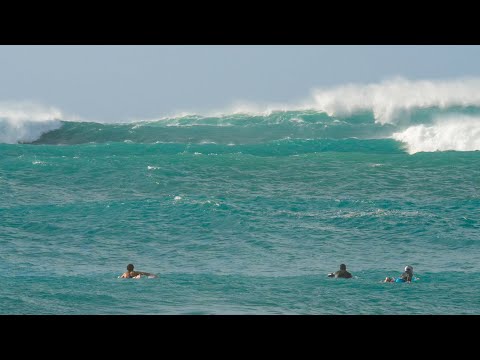 PSYCHO 3RD REEF PIPELINE RAW JAMIE O’BRIEN & MIKE STWART 🤯