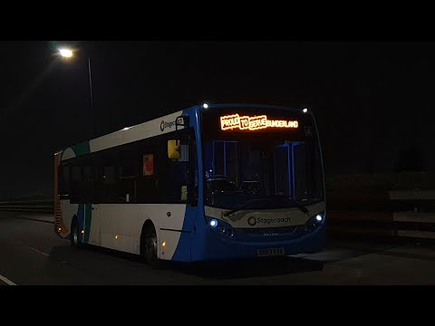 LATE NIGHT THRASH: Route 23 | SN63VVA/36966 - Stagecoach North East: ADL E20D/ADL Enviro 200