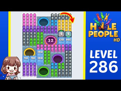 Hole People Level 286 Solution Walkthrough