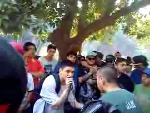 Batallas de freestyle callejeras Parque O'higgins (MC NOVOA V/S JAKUNA)