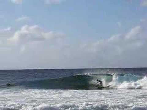 Bede Durbidge competes in Hawaii surf competition