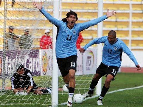 Bolivia-Uruguay 2008 - Goles de Uruguay (Bueno y Loco Abreu)
