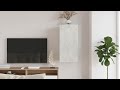 Mobili TV 2pz Grigio Cemento 30,5x30x60 cm Legno Multistrato - Foto miniatura 1