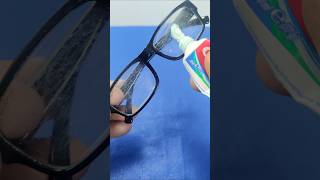 How to clean and remove scratches from glasses #diy