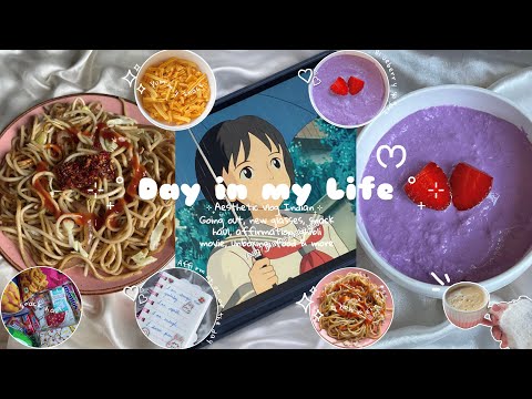 Day in my Life ♡ | Aesthetic vlog 💌 | ghibli, dayout, food 🍧🫧🍒 #minivlog #food #weeklyvlog #explore