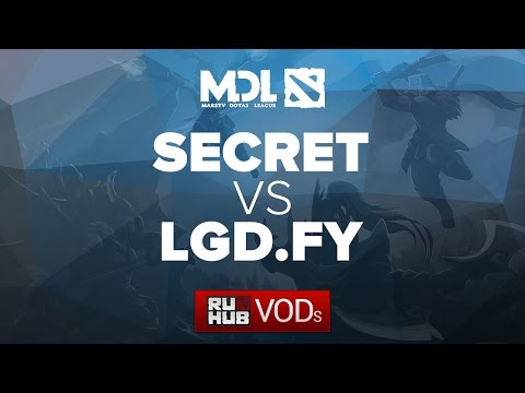 Secret vs LGD.FY, MDL Lan Final, game 1