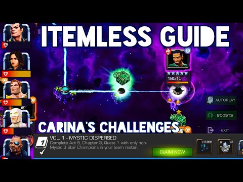 Mystic Dispersed Itemless Guide - Carina's Challenges
